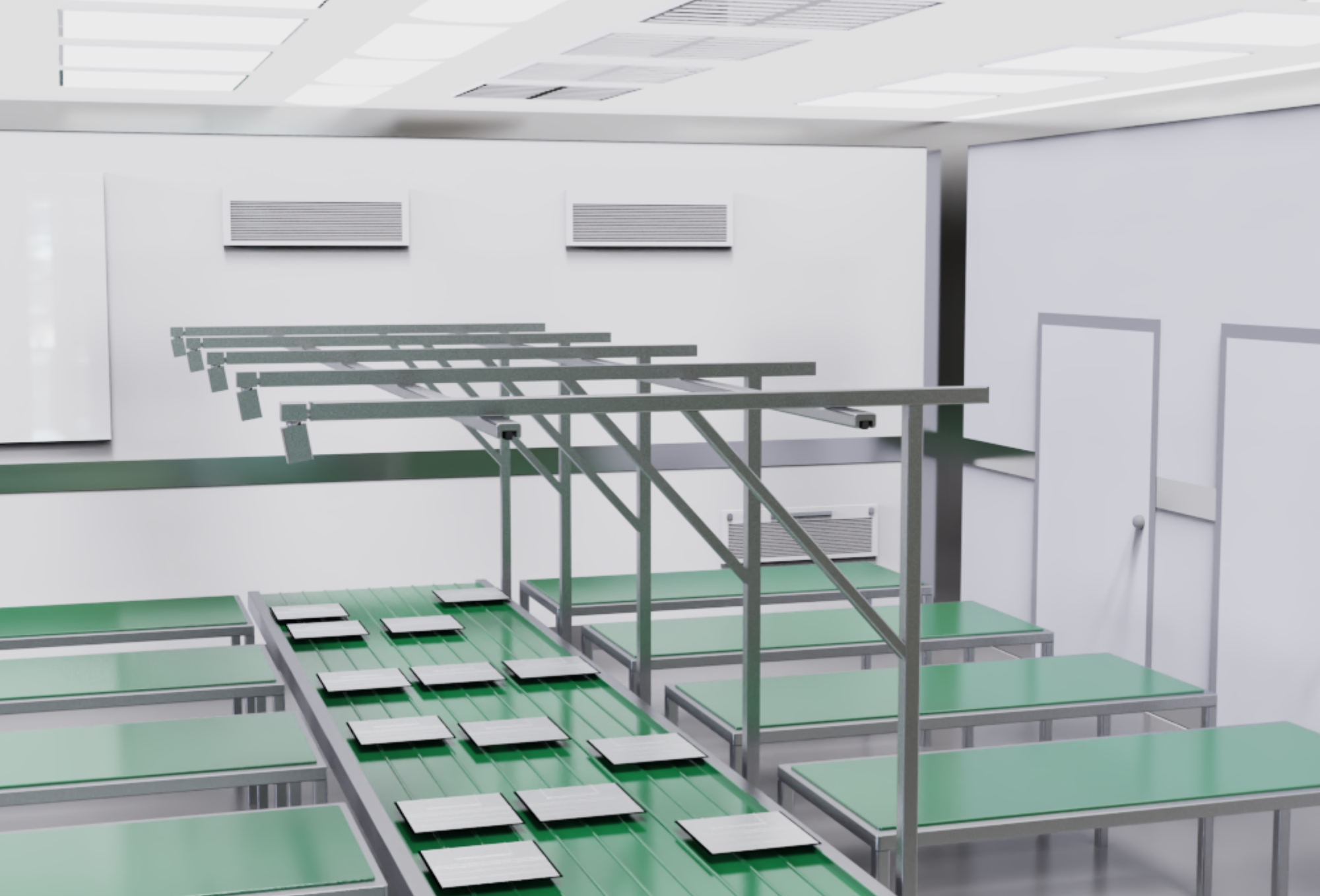 Cubic Airborne Optical Particle Counter for Flat Panel Display Industry
