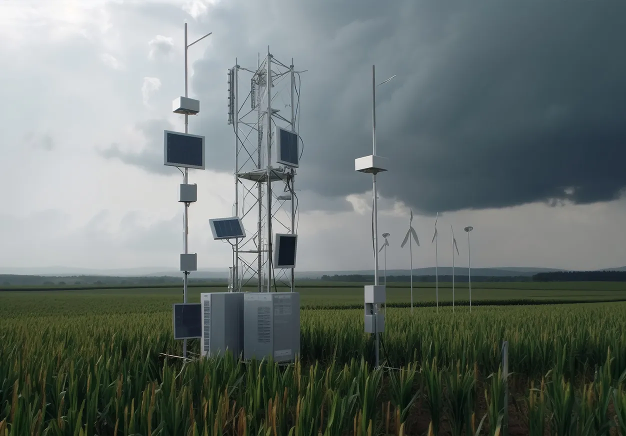 Outdoor Particulate Matter Monitor in Weather Station Monitoring
